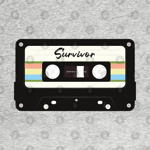 Survivor - Classic Tape Retro Casette by daddymoney